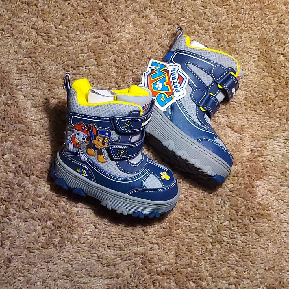 Paw Patrol Kids Blue and Yellow Boots